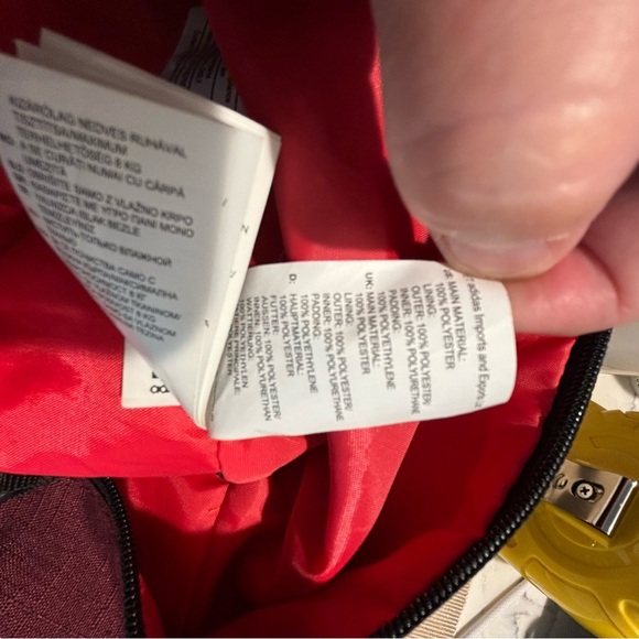 ADIDAS Gym Bag with Yoga Mat Straps Lined Interior Pocket Tote Style - Picture 9 of 12